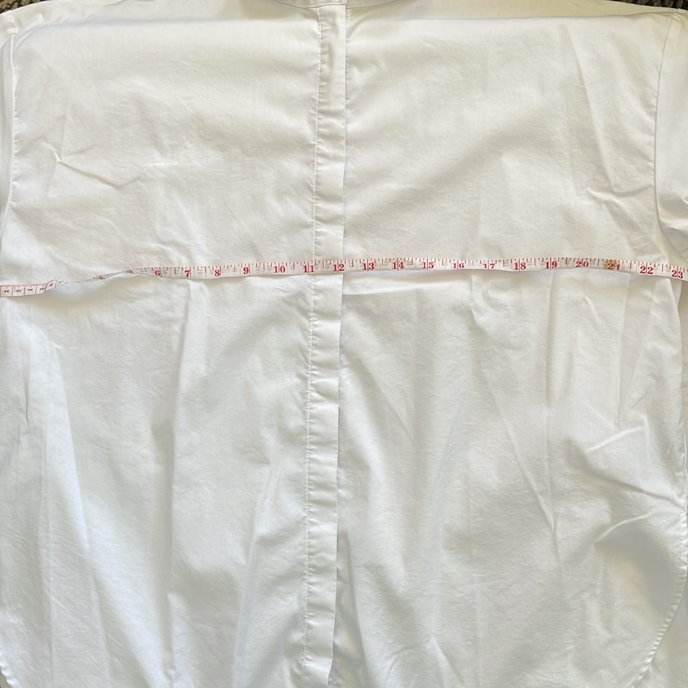 White Boyfriend Style Button Down - image 4